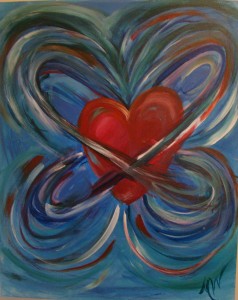 heart activation painting by melissa wadsworth